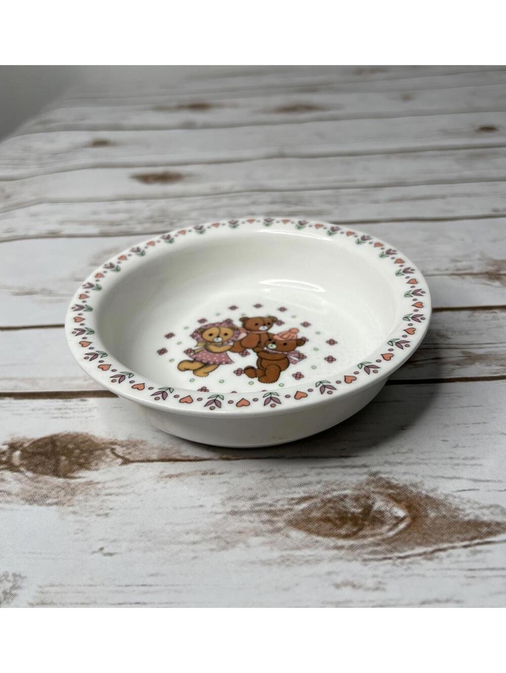 Teddy Bear Children's 6" Sango Ceramic Bowl